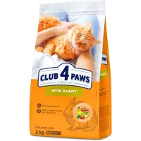 Club 4 paws Premium volwassen kat droogvoer met konijn - 2kg