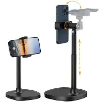 Unyqoos Verstelbare mobiele telefoonhouder voor bureau met flexibele kijkhoeken
