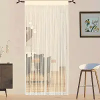 Unyqoos Veelzijdig Draadgordijn voor Deuren als Insectenbescherming en Ruimteverdeler, 90 x 245 cm