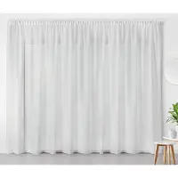 Unyqoos Transparante en elegante gordijnen met linnenlook voor elke kamer