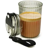 Unyqoos Stijlvolle Herbruikbare Drinkbeker met Deksel voor Diverse Dranken - 480 ml Capaciteit