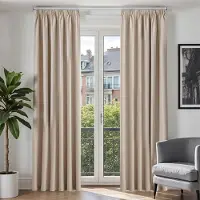 Unyqoos Stijlvolle verduisteringsgordijnen met linnenlook voor elke kamer in huis