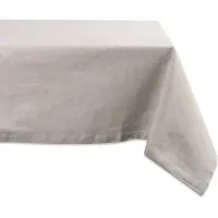 Unyqoos Stijlvol chambray tafelkleed van katoen voor dagelijks gebruik 60 x 84 cm