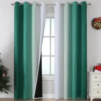 Unyqoos Gezellige Ombre Thermogordijnen met Verloopkleuren en Geluidsisolatie voor Sfeervol Interieur