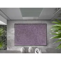 Unyqoos Lila Deurmat voor Binnen en Buiten met Antislip en Wasbare Eigenschappen, lila, 40*60 cm