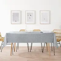 Unyqoos Tafelkleed in Linnenlook voor Eetkamer, Tuin en Feestelijke Gelegenheden, Water- en Vuilafstotend, 135 x 200 cm