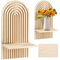 Unyqoos Houten Boho Wandrek voor Stijlvolle Woonkamer en Slaapkamer Decoratie