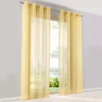 Unyqoos Transparante gordijnen set voor sfeervolle kamers en privacy 245x140 cm