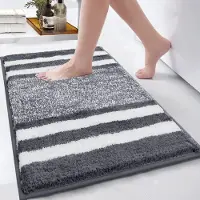 Unyqoos Zachte en antislip badmat van microvezel voor badkamer en meer