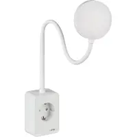 Unyqoos Flexibele LED Stekkerlamp met Dimbare Functie en USB-C Aansluiting - Neutraal Wit Licht