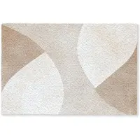 Unyqoos Stijlvolle antislip binnenmat voor entree met abstract Japans design