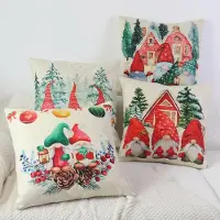 Unyqoos Feestelijke kussenslopen set van 4 voor binnen en buiten decoratie