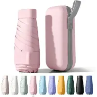 Unyqoos Compacte winddichte paraplu met UV-bescherming en stijlvolle capsulehoes