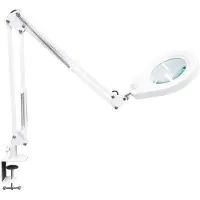 Unyqoos Dimbare LED Vergrootlamp met Flexibele Zwenkarm en Robuuste Klem