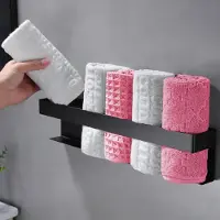 Unyqoos Roestvrijstalen zelfklevende handdoekhouder voor badkamer en keuken