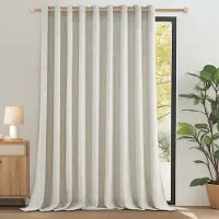 Unyqoos Linnenlook halftransparante gordijnen voor woonkamer en slaapkamer
