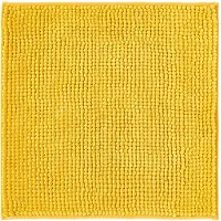 Unyqoos Zachte Antislip Badmat Set voor Optimale Badkamerervaring in Geel, 45 x 45 cm