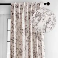 Unyqoos Elegante katoenen gordijnen met lichtfiltering en klassiek design