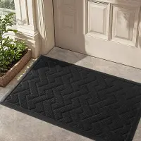 Unyqoos Stijlvolle en Functionele Antislip Deurmat voor Binnen en Buiten, Absorberend en Wasbaar, 43 x 75 cm