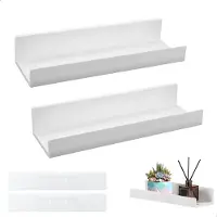 Unyqoos Zwevende zelfklevende wandplank voor multifunctioneel gebruik in huis