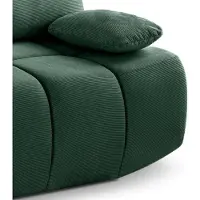Furnilux Lauder 2-zits sofa bed in smaragdgroen corduroy | duurzaam & comfortabel