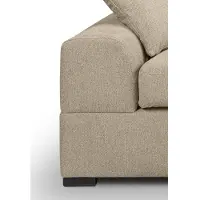 Furnilux Veda 3-zits bank beige | moderne loungebank in hoogwaardige stof