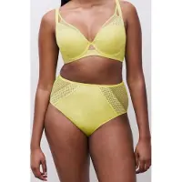 Chantelle Co Bra Tshirt Plunge Citrus Size: C75 | Torsolets, Brassieres & Corsets Outlet | Dames | Geel