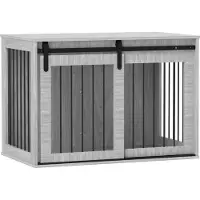 PawHut hondenkooi - afsluitbaar - met schuifdeur - 98 x 58 x 61 cm