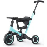 OEM Driewieler met duwstang - Duwstang kinderfiets - Babyfiets - Fiets met duwstang - Driewieler voor jongens