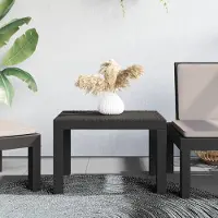 Prolenta Maison Exclusive - Tuintafel, antraciet, 59x47x40 cm, PP-materiaal