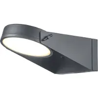 ELSTEAD LED-wandlamp buiten Zola, alu / grijs / zink, metaal, Modern, LED wandlamp buiten