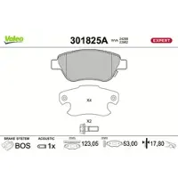Valeo 301825A Remblokken