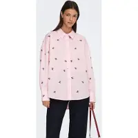 ONLY Blouse 'JDYNELLY' bruin / purper