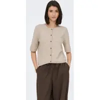 JDY Gebreid vest 'JDYChloe' beige gemêleerd