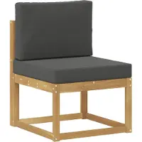 vidaXL Buiten bank set 5 st Wit en antracietkleurig
