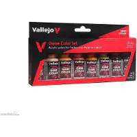 Vallejo Hobbyverf Acrylverf - 72187 Huidskleuren voor Fantasy and Wargames - Game Color - Acryl Set - 8x Verf set - 8 x18 ml