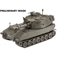 Wittmax Modelbouwpakket Militaire voertuigen - 63361 M109 A2 - Zelfrijdende Houwitser - Militair Voertuig - Model Set Plastic - 1:72 - Modelbouw