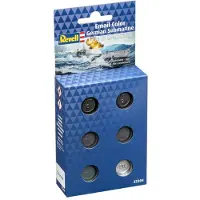 Wittmax Hobbyverf Enamel verf - 32204 Verfkleuren voor Duitse Submarine Type IX C/40 - 6x14ml - Enamel Set Verf set