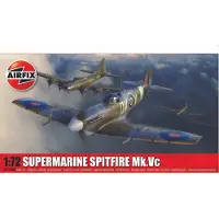 Wittmax Modelbouwpakket Militaire voertuigen - 02108A Supermarine Spitfire Mk.Vc Plane Plastic - 1:72 - Modelbouw