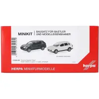 Herpa Porsche Cayenne Turbo, Groen / Wit (Minikit 2 St.)
