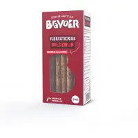 Bravoer Vleesstickies Wildzwijn - Hondensnacks - 200 gram -