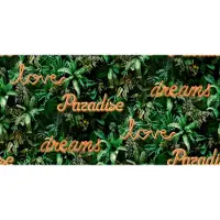 Overig Vliesbehang Good Vibes Gv24211 - Groen - Heel Donkergroen - Feloranje - 10,05m X 53cm