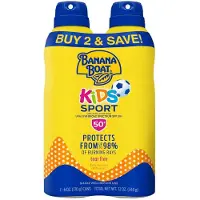 Banana Boat Kids Sport SPF 50 - Zonnebrand Spray Set 2x voor Kinderen - Bescherming, SPF 50