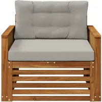 vidaXL Buiten Midden Sofa Naturel