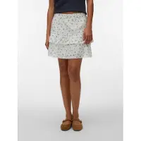 Vero Moda Rok 'VMTrine' lichtblauw / donkerblauw / olijfgroen / wit