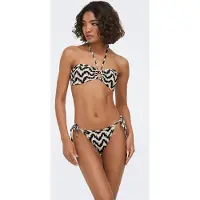 ONLY Bikini 'ONLJULIETTA-MARSEILLE' zwart / wit