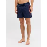 Jack & Jones Zwemshorts 'JPSTMAUI WAVE LOGO' donkerblauw