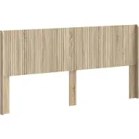 vidaXL Hoofdbord Sonoma Eiken Bewerkt hout