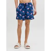 Jack & Jones Zwemshorts 'JPSTMaui' navy / royal blue/koningsblauw / rosa