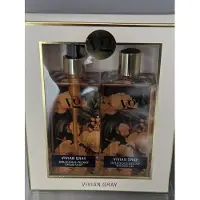 Vivian Gray geschenk set - pioen roos - shower gel - vegan - cream soap - verjaardag - leuk kado - kerst - moeder dag - valentijn - 2x 350 ml - luxe geschenkset - niet getest op dieren